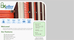 Desktop Screenshot of kellerstorage.com